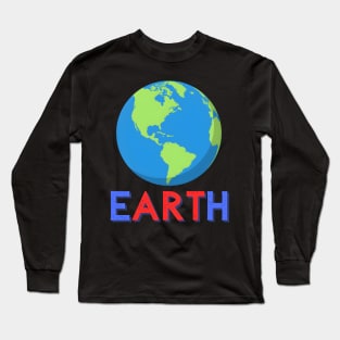 Earth Long Sleeve T-Shirt